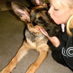 Photo of Jenny hugging Skye