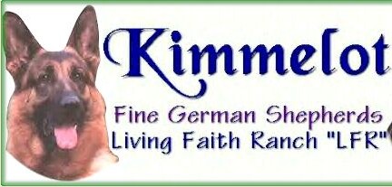 Kimmelot German Shepherds logo